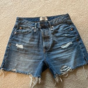 Free People denim shorts